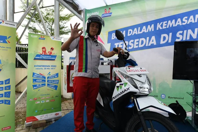 pertamina kirim bensin macet mudik