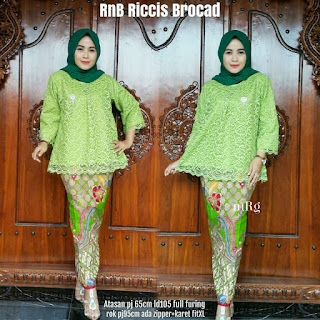  Baju Kebaya Modern Brokat Seri Riccis