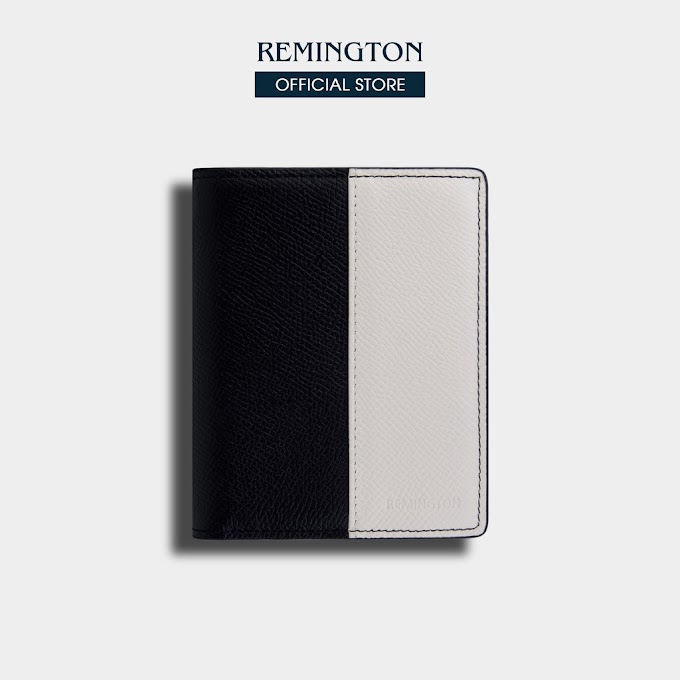 [ remingtonvn ] Ví nam đứng cao cấp STEADY thiết kế hiện đại chất da taiga thượng hạng thương hiệu REMINGTON