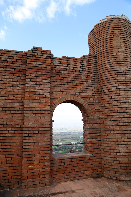 At the Top of Rocco Tower, San Miniato, Tuscany, Italy