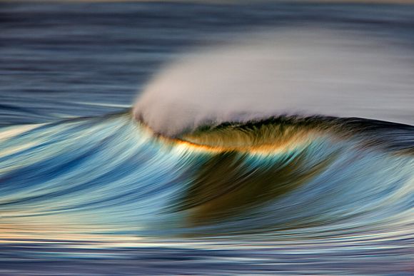 david orias fotografia natureza ondas do mar coloridas arco-íris