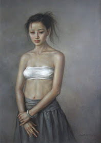 Retratos De Mujeres Chinas Oleo Liushi Zong