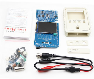 notice circuit imprimé composants obitier et cordons oscilloscope