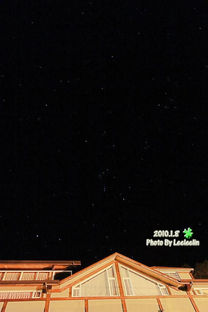 南投廬山銀河流星夜景 觀月山莊星軌拍攝初體驗
