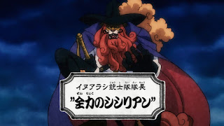 ワンピースアニメ ワノ国編 シシリアン | ONE PIECE EPISODE 981