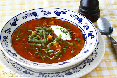 Ciorba ardeleneasca de fasole verde