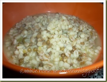 Zuppa rapida fantasia con crostini di pane integrale di farro (9)