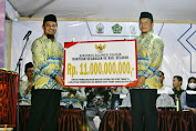 Gubernur Sulsel Kucurkan Bantuan Keuangan Rp. 11 Milliar Untuk Pembangunan Masjid Agung Selayar Tahap II