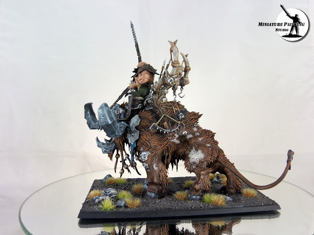 Warhammer Ogre Kingdoms Frostlord on Stonehorn