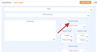 Cara Pasang Widget Statistik Blog di Blogspot