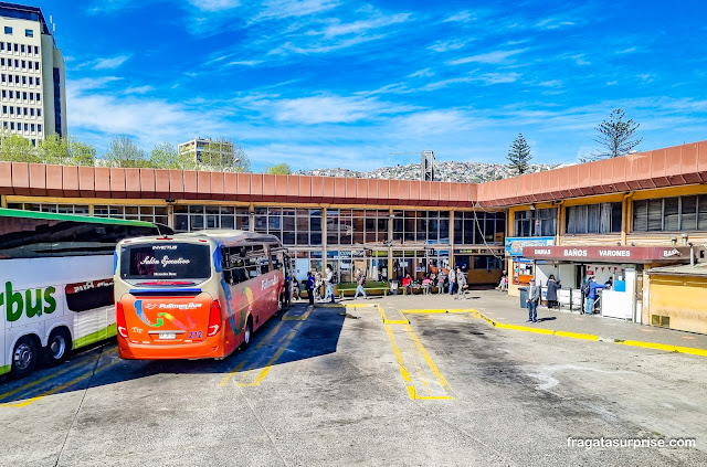 Estação Rodoviária de Valparaíso no Chile