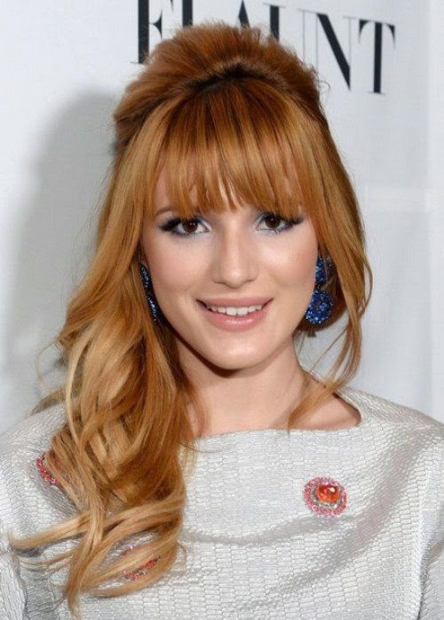 10 Long Hairstyles with Bangs 2015