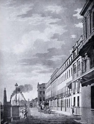 Adelphi Terrace from a print c1795 from The Architecture   of  Robert and James Adam by AT Bolton (1922)