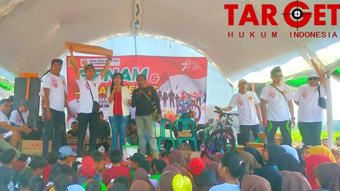 Senam Sehat Meriahkan HUT Kemerdekaan RI ke 78 di Desa Sumbermolyo Kec. Tlogowungu Pati