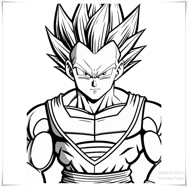 Dragon Ball Z Coloring Pages, Free, Printable, Piccolo, Goku, Vegeta, Gohan, Anime, Coloring Pages