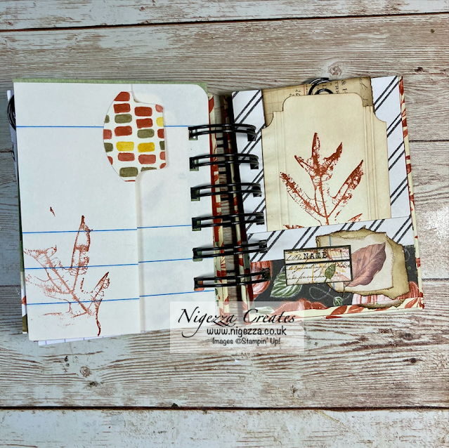 Mini Spiral Bound Autumn / Fall Journal