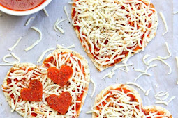 VALENTINE’S DAY HEART PIZZAS