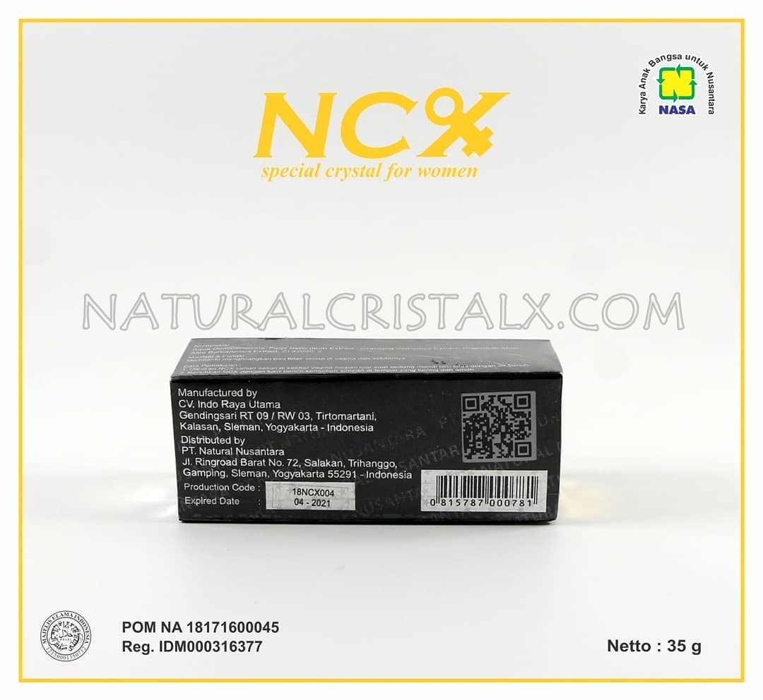 NCX NASA Perubahan Merek Crystal X Herbal Keputihan - NCX 