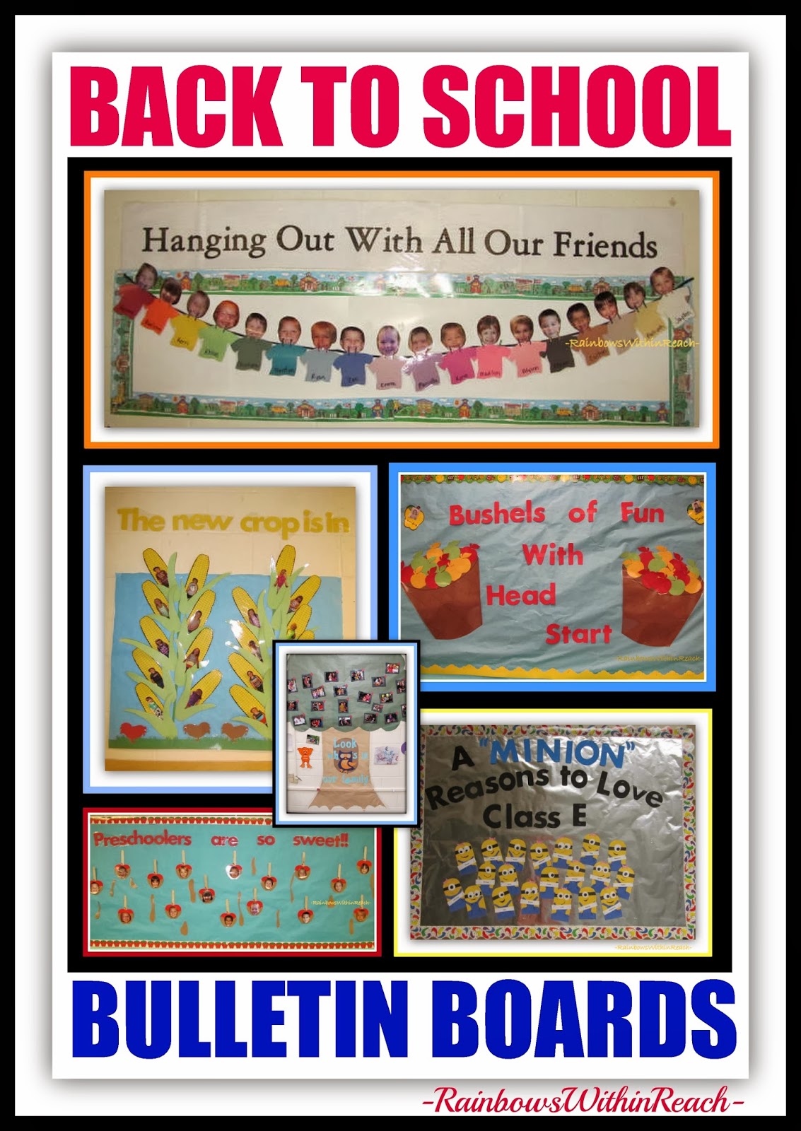 Rainbowswithinreach Back To School Welcome Bulletin Boards