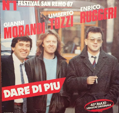 Sanremo 1987 -  Gianni Morandi, Enrico Ruggeri e UmbertoTozzi - Si può dare di più - video, testo, accordi, midi