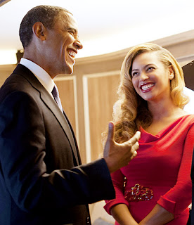 Barack Obama President Of America with sexy girl