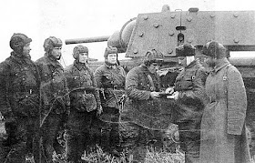Soviet KV-1 tank and crew, 18 August 1941 worldwartwo.filminspector.com