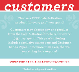 Sale-a-Bration, how to get free Stamp Sets and Papers