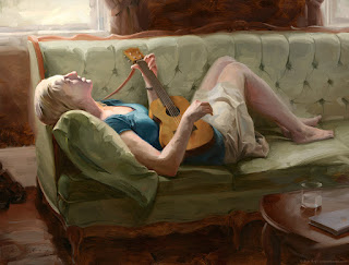 Ukulele Singer by Rob Rey - robreyfineart.com