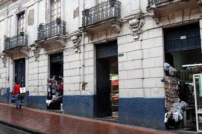 Typical Street in Quito Old Town