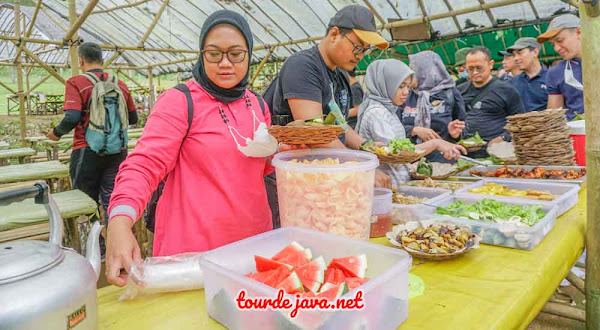 menu makan dalam paket offroad lembang