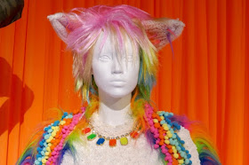 Crazy Ex-Girlfriend rainbow Cat costume necklace