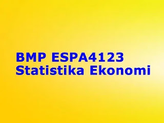 BMP ESPA4123 Statistika Ekonomi Pdf Download Gratis di Bahan Ajar Digital UT Ruang Baca Virtual Versi cetak di Toko Buku Karunika Harga Mahasiswa