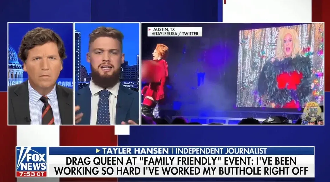 Tayler Hansen on Tucker Carlson: No Dads Were at the Christmas Drag Show – “Mostly Single Mothers Who Happen to Be Obese” (VIDEO)