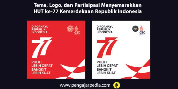 Tema, Logo, dan Partisipasi Menyemarakkan HUT ke-77 Kemerdekaan Republik Indonesia 