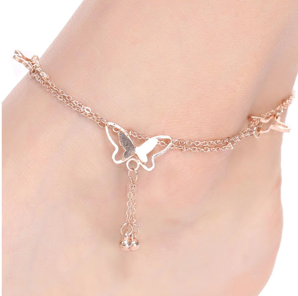 Butterfly Charm Anklet