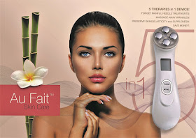 Au Fait Skin Care Galvanic High Frequency RF LED Light Therapy Facial Skin Tightening Beauty Device Facial Care System.