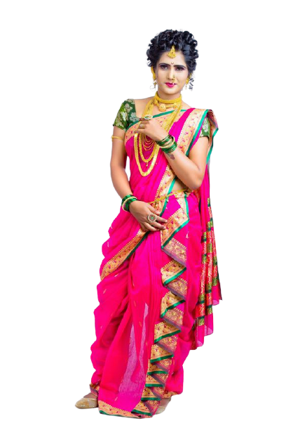 Beautiful Saree Model PNG Images, Free Transparent Saree Model Download - Free Transparent Clipart