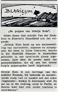 De poppen van Grietje Kots