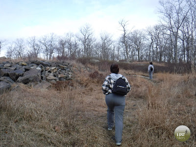 El HTS cruzando la franja de línea de gas en Harriman State Park