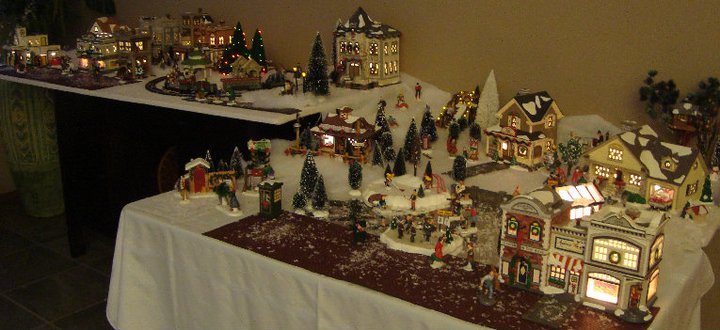 ... and again I have set up my prized possession, my Christmas Village