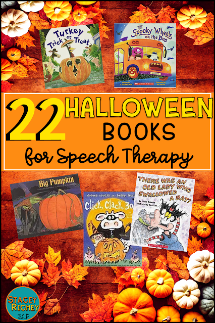 22 Halloween books for speech therapy