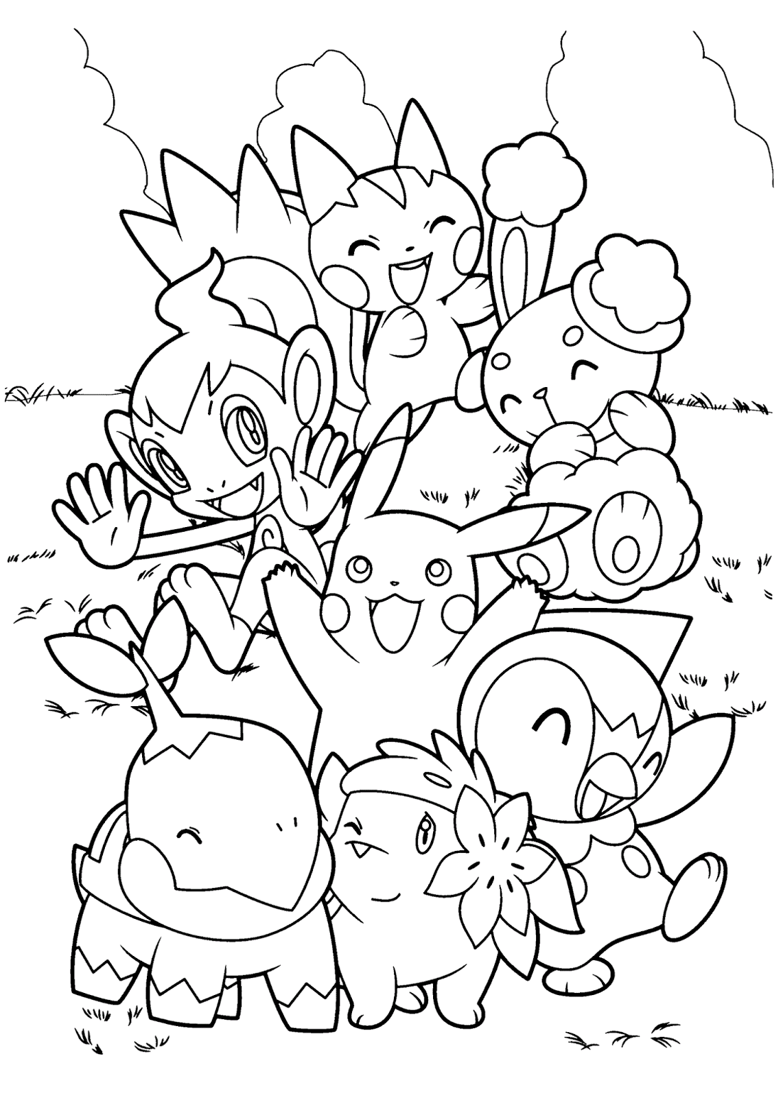 all pokemon coloring pages