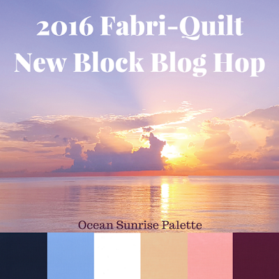 2016 Fabri-Quilt New Block Blog Hop at Thistle Thicket Studio. www.thistlethicketstudio.com