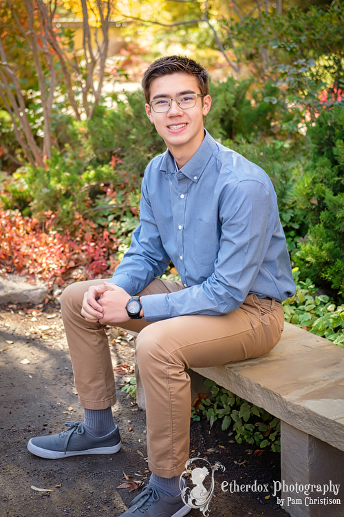 Professional portrait of a Volcano Vista High school senior at locations in Albuquerque