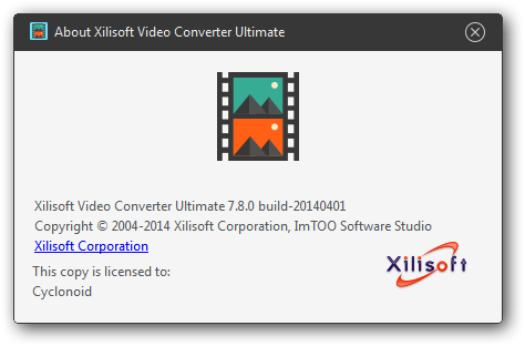 Xilisoft Video Converter Ultimate 7.8 full version