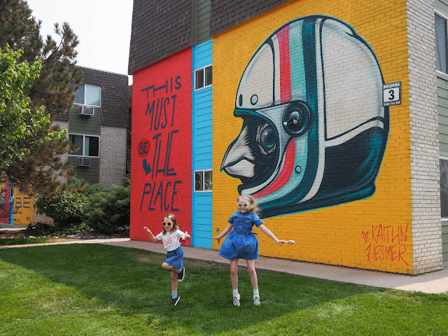 Mural by @kaitlinziesmer & @kjorin in Westminster, CO