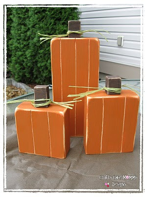 Scrap Wood Pumpkin