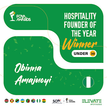 Obinna Pascal Amajuoyi Nominated for Founder of the Year Award - FOYA AWARD 2022