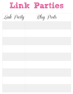 free link party printable