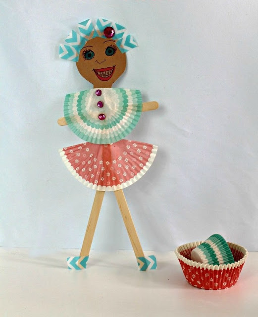 paper doll art and craft